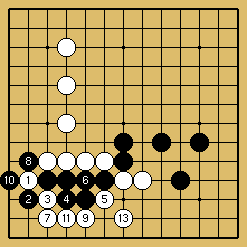 棋譜解説図（数字、記号入り）