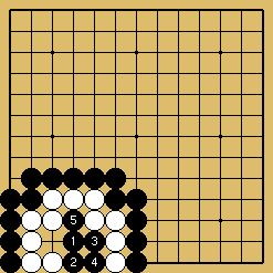 棋譜解説図（数字、記号入り）