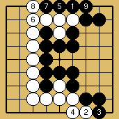 棋譜解説図（数字、記号入り）