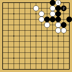 棋譜解説図（数字、記号入り）