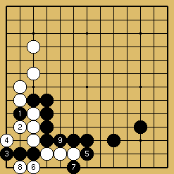 棋譜解説図（数字、記号入り）