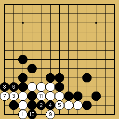 棋譜解説図（数字、記号入り）