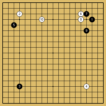 棋譜解説図（数字、記号入り）