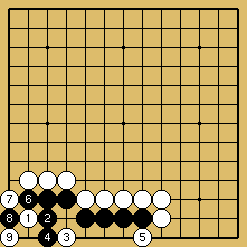 棋譜解説図（数字、記号入り）