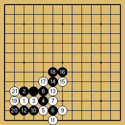 棋譜解説図（数字、記号入り）