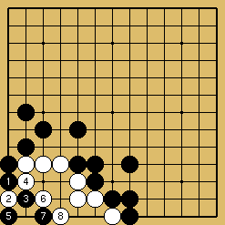 棋譜解説図（数字、記号入り）