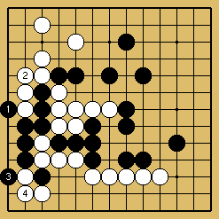棋譜解説図(数字、記号入り) 棋譜解説図(数字、記号入り)