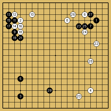 棋譜解説図（数字、記号入り）