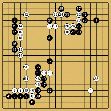 棋譜解説図（数字、記号入り）