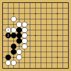 棋譜解説図（数字、記号入り）