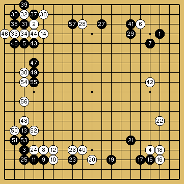 棋譜解説図（数字、記号入り）