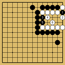 棋譜解説図（数字、記号入り）