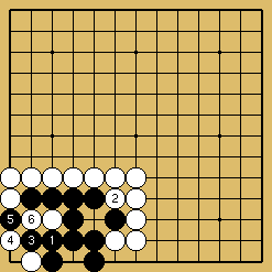 棋譜解説図（数字、記号入り）