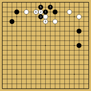 棋譜解説図（数字、記号入り）