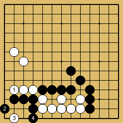 棋譜解説図（数字、記号入り）