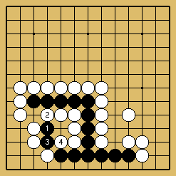 棋譜解説図（数字、記号入り）