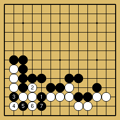 棋譜解説図（数字、記号入り）