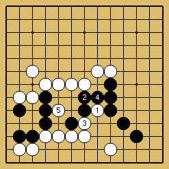 棋譜解説図（数字、記号入り）