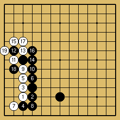 棋譜解説図（数字、記号入り）