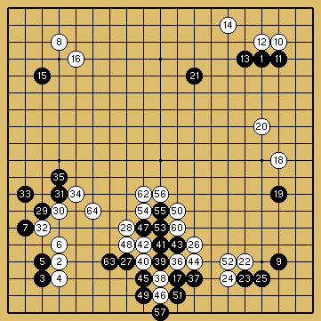 棋譜解説図（数字、記号入り）