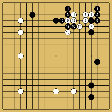 棋譜解説図（数字、記号入り）