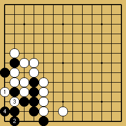 棋譜解説図（数字、記号入り）