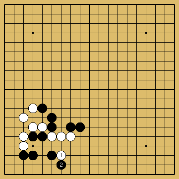 棋譜解説図（数字、記号入り）