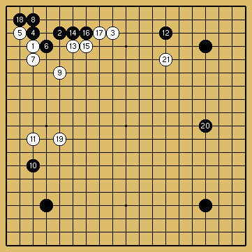 棋譜解説図（数字、記号入り）