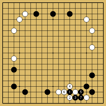 棋譜解説図(数字、記号入り) 棋譜解説図(数字、記号入り)