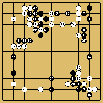 棋譜解説図（数字、記号入り）