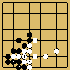 棋譜解説図（数字、記号入り）