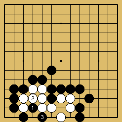 棋譜解説図（数字、記号入り）