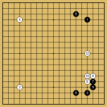 棋譜解説図（数字、記号入り）