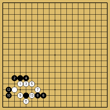 棋譜解説図（数字、記号入り）