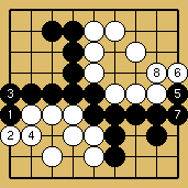 棋譜解説図（数字、記号入り）