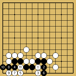 棋譜解説図（数字、記号入り）