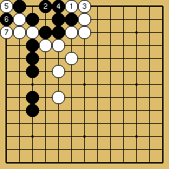 棋譜解説図（数字、記号入り）