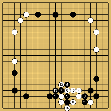 棋譜解説図(数字、記号入り) 棋譜解説図(数字、記号入り)