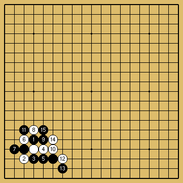 棋譜解説図（数字、記号入り）