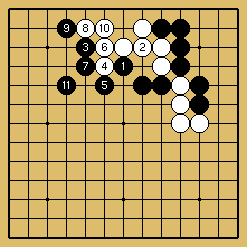 棋譜解説図（数字、記号入り）