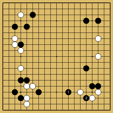 棋譜解説図(数字、記号入り) 棋譜解説図(数字、記号入り)
