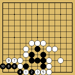 棋譜解説図（数字、記号入り）