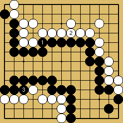 棋譜解説図（数字、記号入り）