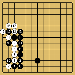 棋譜解説図（数字、記号入り）