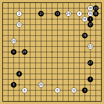 棋譜解説図（数字、記号入り）