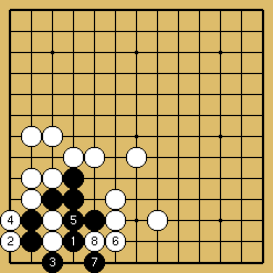 棋譜解説図（数字、記号入り）