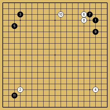 棋譜解説図（数字、記号入り）