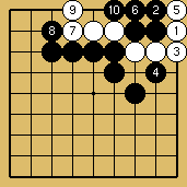 棋譜解説図（数字、記号入り）