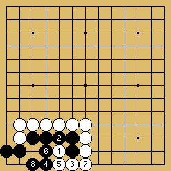 棋譜解説図（数字、記号入り）