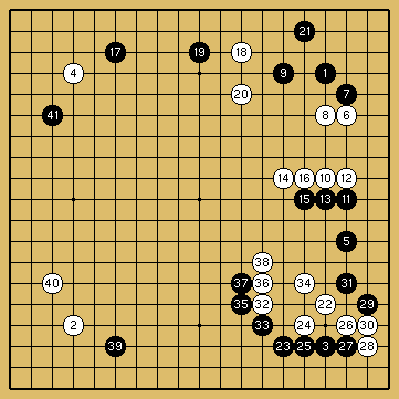 棋譜解説図（数字、記号入り）